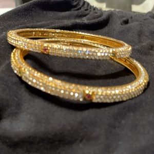 Cubic zirconia bangles